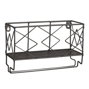 Bar Solid Heavy Duty Wine Rack Durable Home Decor Iron Art Kitchen Simple Wall Hanging Practical Double Layer With Screws
Bar Solid Heavy Duty Wine Rack Durable Home Decor Iron Art Kitchen Simple Wall Hanging Practical Double Layer With Screws