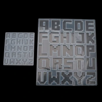 Pixel Letters Epoxy Resin Casting Mold Alphabet Keychain Pendant Alphabet UV Resin Silicone Mold Jewelry Making Tools
Pixel Letters Epoxy Resin Casting Mold Alphabet Keychain Pendant Alphabet UV Resin Silicone Mold Jewelry Making Tools