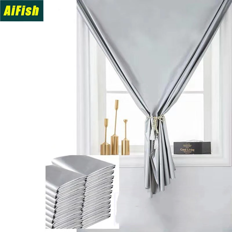 Simple Silver Shading Velcro Curtain Bedroom Balcony High Shading Bay Window Custom Solid Color Study Curtain Cortinas TM092-4
Simple Silver Shading Velcro Curtain Bedroom Balcony High Shading Bay Window Custom Solid Color Study Curtain Cortinas TM092-4