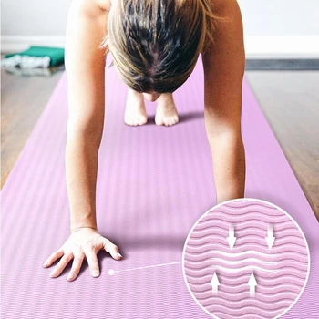 Non Slip Yoga Mat Made with Natural Rubber Fitness Exercise Mat Strap-Workout Mat for Yoga Pilates Floor Exercises
Non Slip Yoga Mat Made with Natural Rubber Fitness Exercise Mat Strap-Workout Mat for Yoga Pilates Floor Exercises