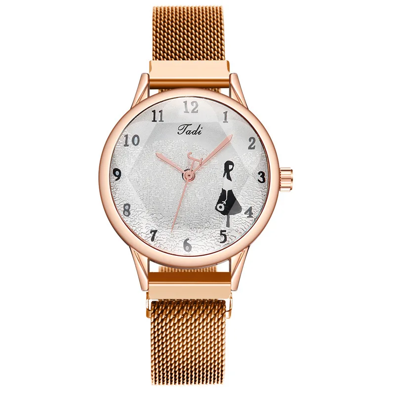 Wish hot style модные красивые часы Милан с магнитной застежкой из сплава ленивых людей