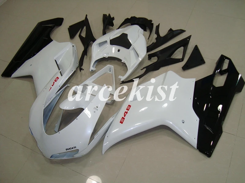 Injection New ABS Full Fairings Kit Fit for DUCATI 848 evo 1098 1198 1098S 2007 2008 2009 2010 2011 2012 Body Set white glossy
Injection New ABS Full Fairings Kit Fit for DUCATI 848 evo 1098 1198 1098S 2007 2008 2009 2010 2011 2012 Body Set white glossy