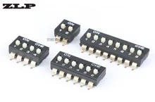5PCS Direct dial code switch SMD switch 2 Row 4 Pin 2 Position / 8 pin 4 Position /12 pin 6 Position / 16 pin 8 Position
5PCS Direct dial code switch SMD switch 2 Row 4 Pin 2 Position / 8 pin 4 Position /12 pin 6 Position / 16 pin 8 Position