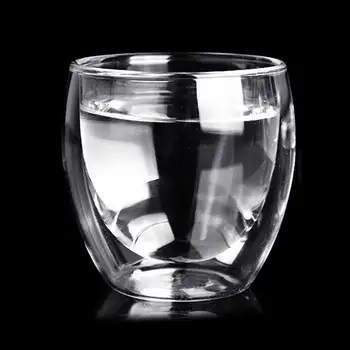 6Pcs 80ml 2.7oz Glass Double Walled Heat Insulated Tumbler Espresso Tea Cup Whiskey Wine Mug
6Pcs 80ml 2.7oz Glass Double Walled Heat Insulated Tumbler Espresso Tea Cup Whiskey Wine Mug