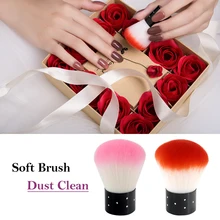 חדש נייל ניקוי מברשת ציפורניים כלים נייל אמנות טיפול מניקור פדיקור רך להסיר אבק אקריליק יופי נקי מברשת לנייל טיפול(China)