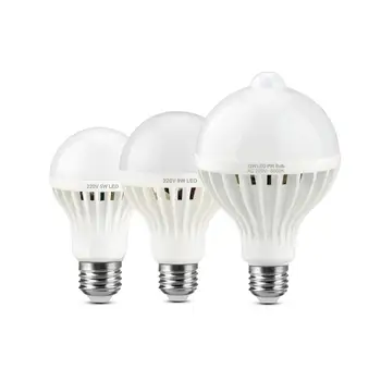 E27 220V 3W 5W 7W 9W 12W LED lamp PIR Motion Sensor Sound Sensor light Bulbs For Stairs Corridor Balcony Night Emergency Bulb
E27 220V 3W 5W 7W 9W 12W LED lamp PIR Motion Sensor Sound Sensor light Bulbs For Stairs Corridor Balcony Night Emergency Bulb