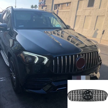 Fit For Mercedes Benz GLE Class W167 2020 GLE300 GLE350 GLE450 ABS Black Middle Grille Racing Grills Front Bumper Grill 
Fit For Mercedes Benz GLE Class W167 2020 GLE300 GLE350 GLE450 ABS Black Middle Grille Racing Grills Front Bumper Grill
