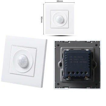Infrared IR Body Motion Sensor Switch Wall Mount Control Light Automatic Module Light On Off Switch The human body induction
Infrared IR Body Motion Sensor Switch Wall Mount Control Light Automatic Module Light On Off Switch The human body induction