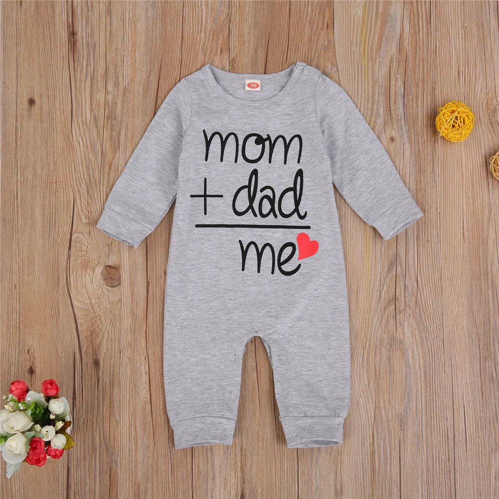 2020 Baby Spring Autumn Clothing Newborn Infant Baby Boy Girl Cotton Romper Jumpsuit Letter Printed Clothes Outfits
2020 Baby Spring Autumn Clothing Newborn Infant Baby Boy Girl Cotton Romper Jumpsuit Letter Printed Clothes Outfits