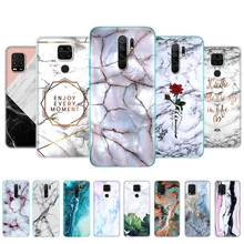Funda para redmi 9, funda para xiaomi red mi note 9s 9 PRO POCO F2 pro, funda para xiaomi mi NOTE 10 mi 10 lite, moda de mármol(China)