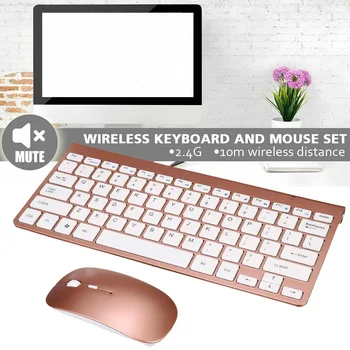 2.4G Wireless Keyboard Mouse Set Ultra-Slim Keyboard Combo For Android IOS Laptop Notebook Macs Desktop TV Box Office Supplies
2.4G Wireless Keyboard Mouse Set Ultra-Slim Keyboard Combo For Android IOS Laptop Notebook Macs Desktop TV Box Office Supplies