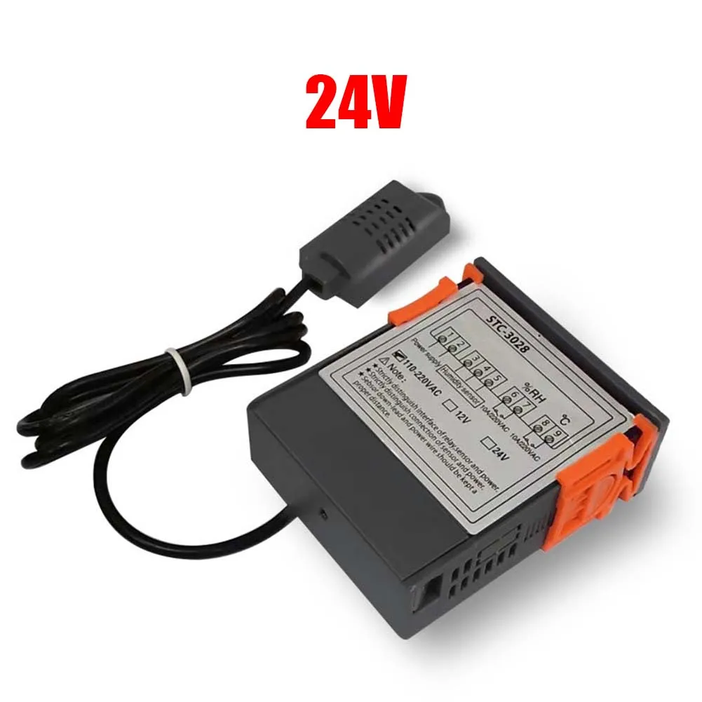 12V/24V/110V-220V STC-3028 Digital Temperature Humidity Controller Thermostat Supporting Temp And Humidity Calibration
12V/24V/110V-220V STC-3028 Digital Temperature Humidity Controller Thermostat Supporting Temp And Humidity Calibration