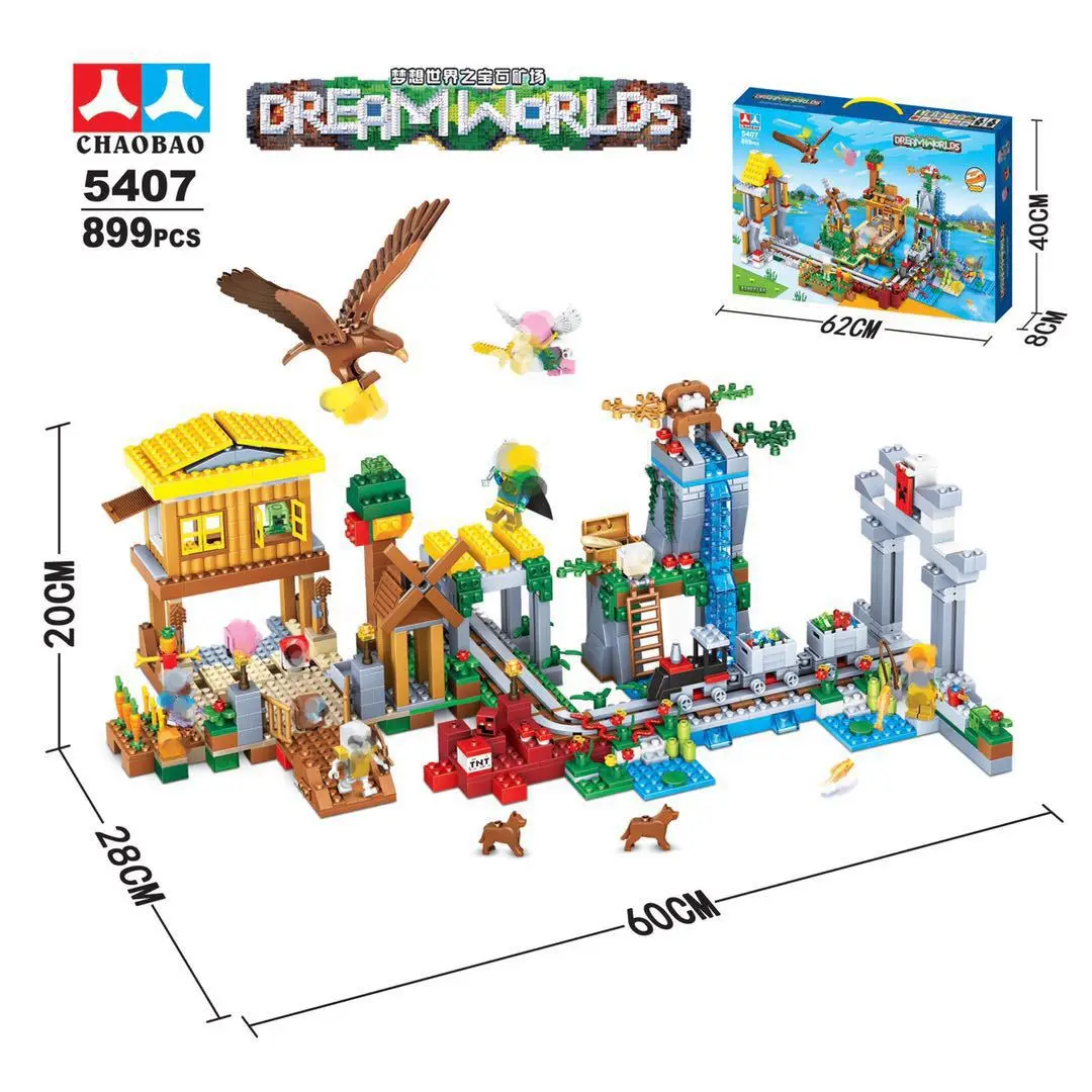 Tide Treasure for All My World of Eagle Hunting Ground Mine Building Blocks Educational Big Box Assembled Small Particles
Tide Treasure for All My World of Eagle Hunting Ground Mine Building Blocks Educational Big Box Assembled Small Particles