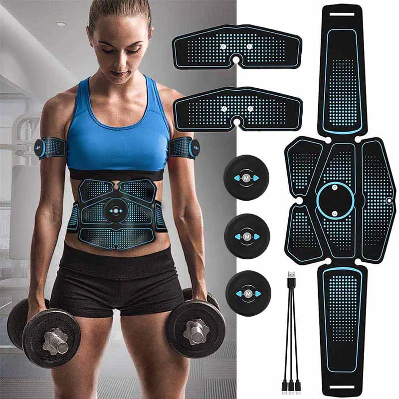 Electric Muscle Stimulator Electrostimulator Fitness Body Slimming Fat Burning Machine Abdominal Ems Trainer Exerciser Massage
Electric Muscle Stimulator Electrostimulator Fitness Body Slimming Fat Burning Machine Abdominal Ems Trainer Exerciser Massage