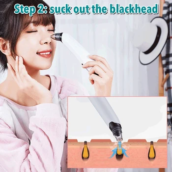 Pore Cleaner Nose T Zone Blackhead Remover With Heat Function Face Deep Pore Acne Pimple Removal Beauty Skin Care Home Tool
Pore Cleaner Nose T Zone Blackhead Remover With Heat Function Face Deep Pore Acne Pimple Removal Beauty Skin Care Home Tool