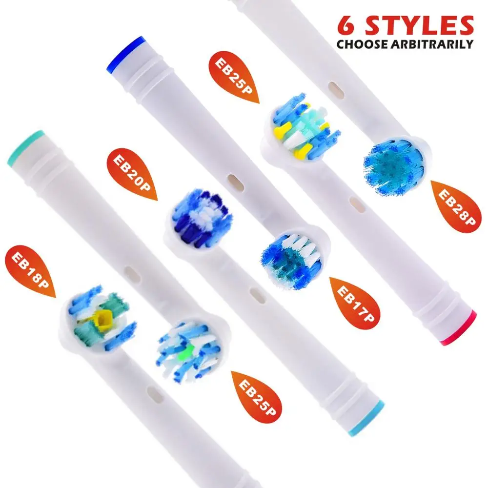 4 Pcs New Style EB17 Replacement Brush Heads / Oral B Toothbrush Nozzles Advanced Energy / Professional Health / Excel
4 Pcs New Style EB17 Replacement Brush Heads / Oral B Toothbrush Nozzles Advanced Energy / Professional Health / Excel