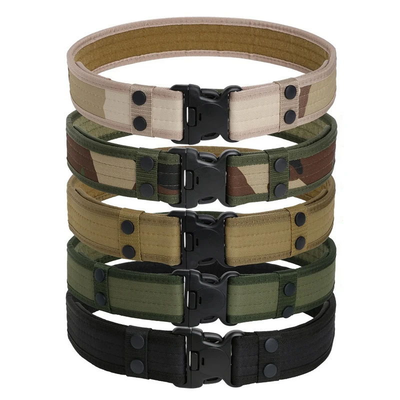 Outdoor Sport Hunting Belt Canvas Adjustable Men Camping Equipment Sport Shooting Airsoft Paintball Belts Tactical Waistband
Outdoor Sport Hunting Belt Canvas Adjustable Men Camping Equipment Sport Shooting Airsoft Paintball Belts Tactical Waistband