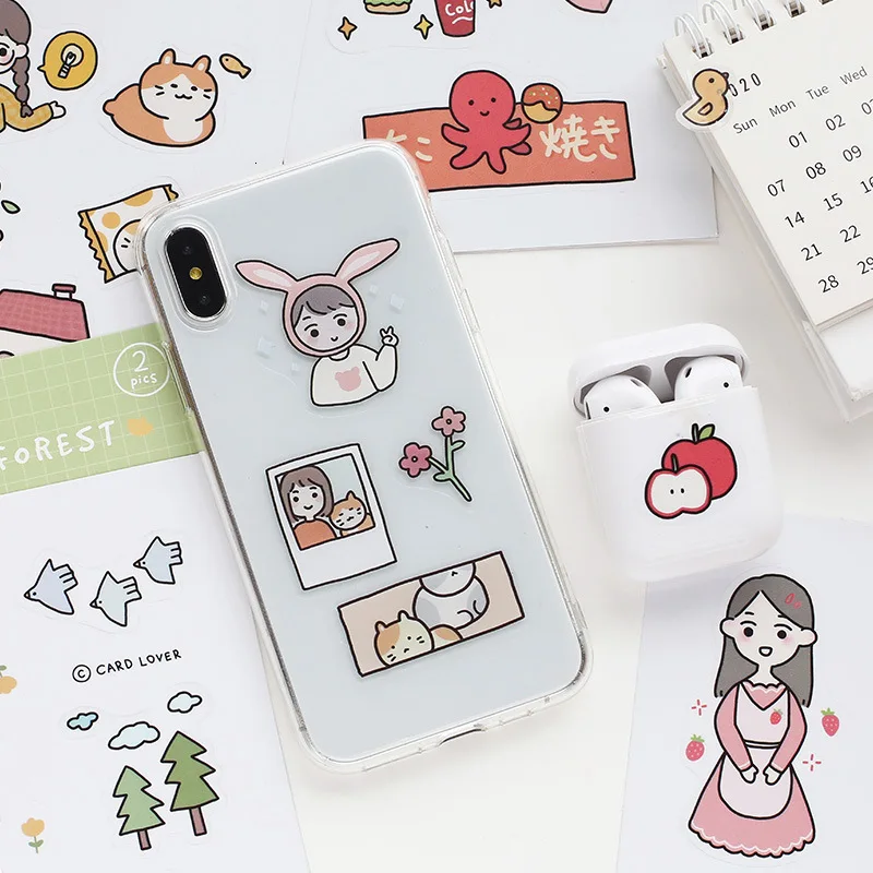 SIXONE Cartoon Girl Cute Sticker Series Student Notebook Phone Shell Hand Account Kawaii Decorative Label Stickers Stationery
SIXONE Cartoon Girl Cute Sticker Series Student Notebook Phone Shell Hand Account Kawaii Decorative Label Stickers Stationery
