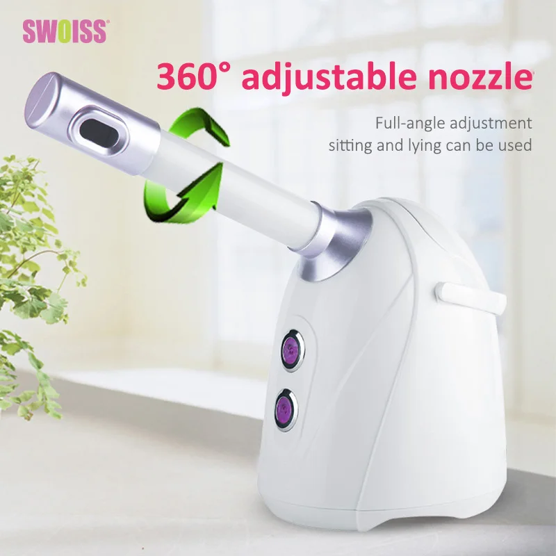 SWOISS Hot And Cold Spray Steaming Face Mist Sprayer Essential Oil Fruit Vegetable Facial Moisturizer Nano Hydrating Instrument
SWOISS Hot And Cold Spray Steaming Face Mist Sprayer Essential Oil Fruit Vegetable Facial Moisturizer Nano Hydrating Instrument