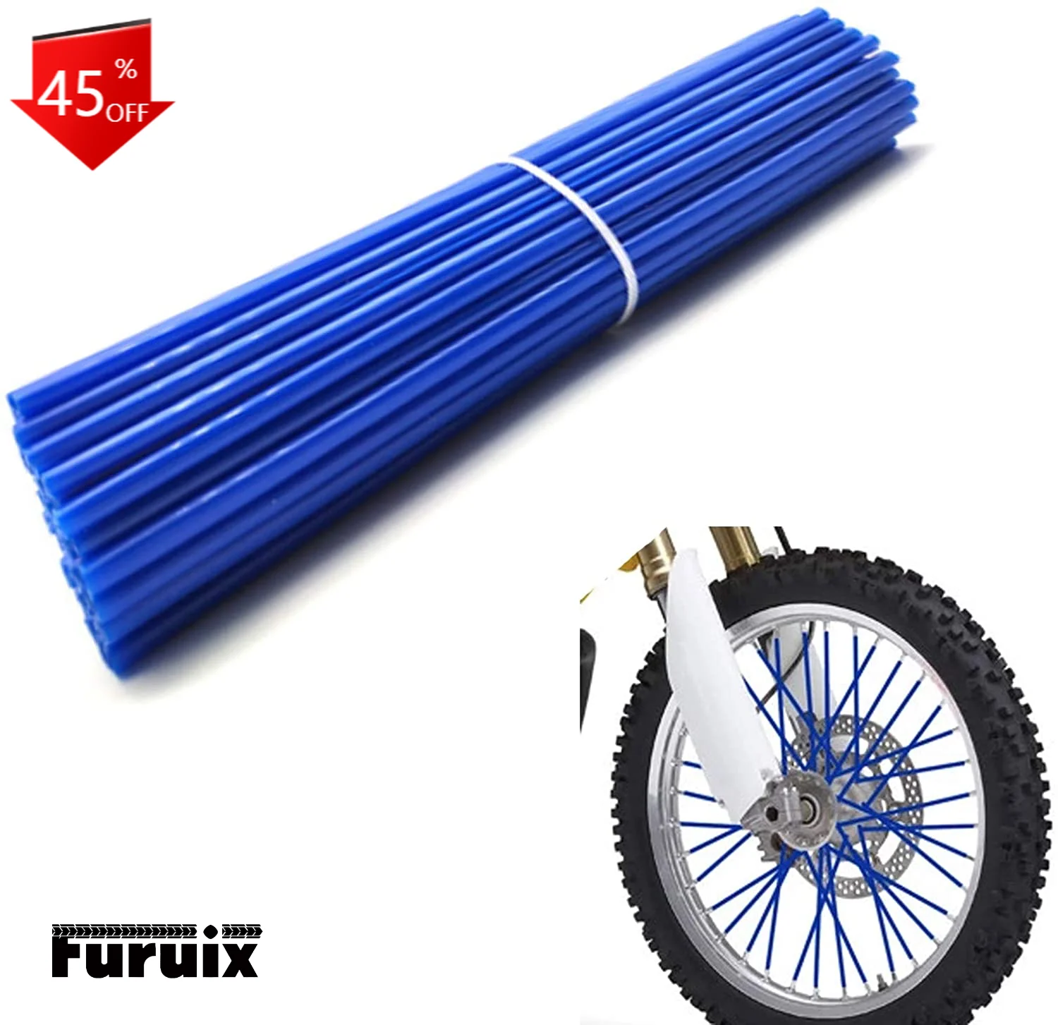 Off-road Vehicle Motorcycle Universal Spoke Decorative Steel Wire Decorative Wheel Spoke Sleeve Mountain Bike Color Spoke Set
Off-road Vehicle Motorcycle Universal Spoke Decorative Steel Wire Decorative Wheel Spoke Sleeve Mountain Bike Color Spoke Set