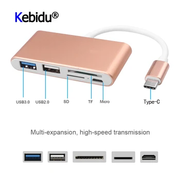 USB 3.0 HUB Cable USB C Splitter TF Card Read USB Type C Hub OTG USB-C Micro USB Power Adapter For Macbook Air Pro Surface Pro 6 
USB 3.0 HUB Cable USB C Splitter TF Card Read USB Type C Hub OTG USB-C Micro USB Power Adapter For Macbook Air Pro Surface Pro 6