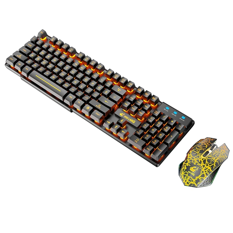 2.4G Rechargeable Wireless Gaming Keyboard and Mouse Set Colorful LED Breathing Light 3 Gear DPI Adjustable Laptop Parts
2.4G Rechargeable Wireless Gaming Keyboard and Mouse Set Colorful LED Breathing Light 3 Gear DPI Adjustable Laptop Parts