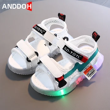 Size 21-30 Baby Led Sandals Children Anti-slippery Luminous Shoes Boys Lightweight Casual Shoes with Light Girls Glowing Sandals
Size 21-30 Baby Led Sandals Children Anti-slippery Luminous Shoes Boys Lightweight Casual Shoes with Light Girls Glowing Sandals