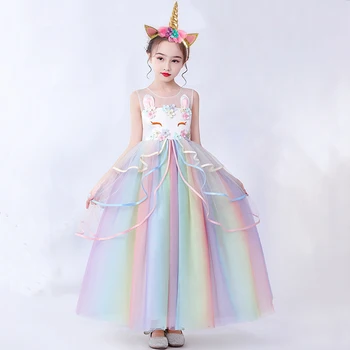 2020 Long Unicorn Dress Kids Dresses For Girls Children Gown Princess Tutu Dress Girl Birthday Party Cosplay Dress 3 10 12 Years
2020 Long Unicorn Dress Kids Dresses For Girls Children Gown Princess Tutu Dress Girl Birthday Party Cosplay Dress 3 10 12 Years