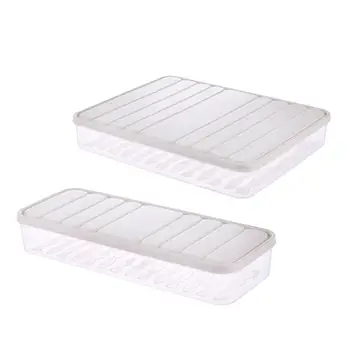 2pcs Plastic Refrigerator Crispers with Lid Sealed Dumpling Box Food Container for Kitchen Home (Large+Small)
2pcs Plastic Refrigerator Crispers with Lid Sealed Dumpling Box Food Container for Kitchen Home (Large+Small)