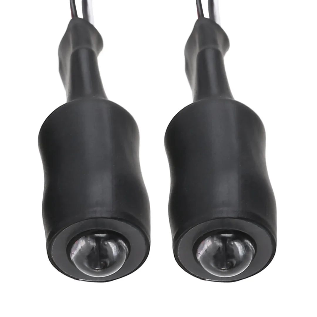 2 LEDs 10mm/13mm Red White Blue Yellow Green Angel Eyes LED Headlight Light For 1/10 RC Cars Truck