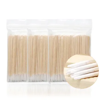 300pcs Disposable Ultra-small Cotton Swab Lint Free Micro Brushes Wood Cotton Buds Swabs Eyelash Extension Glue Removing Tools
300pcs Disposable Ultra-small Cotton Swab Lint Free Micro Brushes Wood Cotton Buds Swabs Eyelash Extension Glue Removing Tools