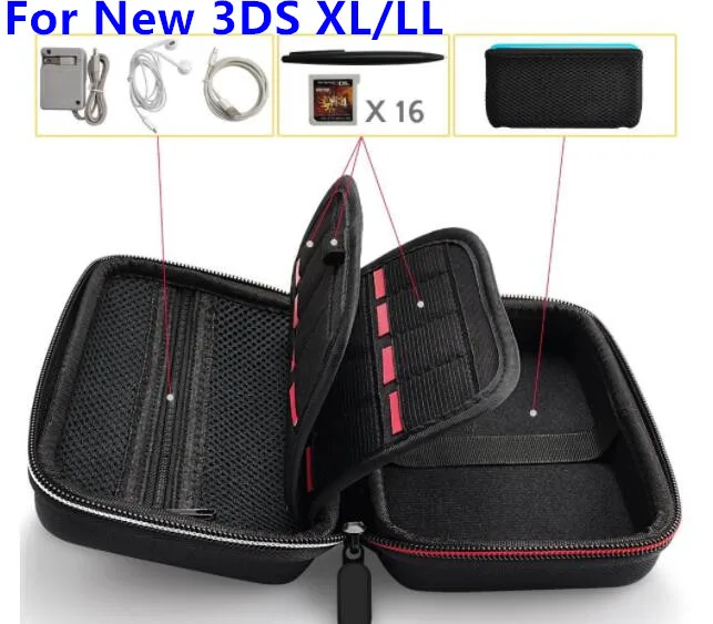 For Nintend NEW 3DS LL/XL Large Hard Pouch Carrying Travel Shell Case Bag Pocket W/ Game Cartridge Case Holder Fit Wall Charger
For Nintend NEW 3DS LL/XL Large Hard Pouch Carrying Travel Shell Case Bag Pocket W/ Game Cartridge Case Holder Fit Wall Charger