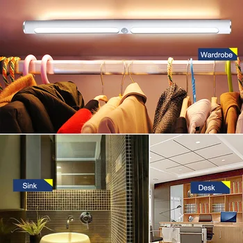 Wardrobe Light LED Closet Light Human Infrared Induction Light Human Body Sensor Light Night Light For Closet Stairs Kitchen
Wardrobe Light LED Closet Light Human Infrared Induction Light Human Body Sensor Light Night Light For Closet Stairs Kitchen