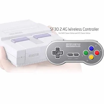 8Bitdo Retro Controller Gamepad For Original SNES/S FC 2.4GHz Wireless Joystick For Super NES Game Console Joypad
8Bitdo Retro Controller Gamepad For Original SNES/S FC 2.4GHz Wireless Joystick For Super NES Game Console Joypad