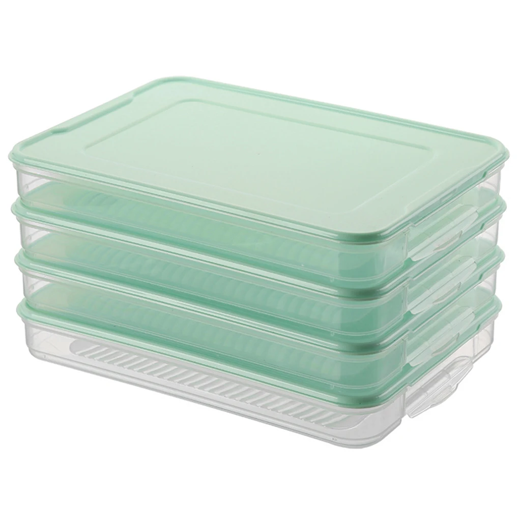 Kitchen Food Organizer Plastic Dumpling Storage Box Transparent Refrigerator Food Container Holder
Kitchen Food Organizer Plastic Dumpling Storage Box Transparent Refrigerator Food Container Holder