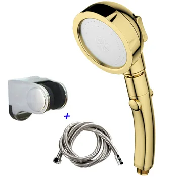 Dofaso shower head handheld shower stop Pause Switch 3 modes gold hand shower set Water Saving Showerhead Chrome Bathroom Shower
Dofaso shower head handheld shower stop Pause Switch 3 modes gold hand shower set Water Saving Showerhead Chrome Bathroom Shower
