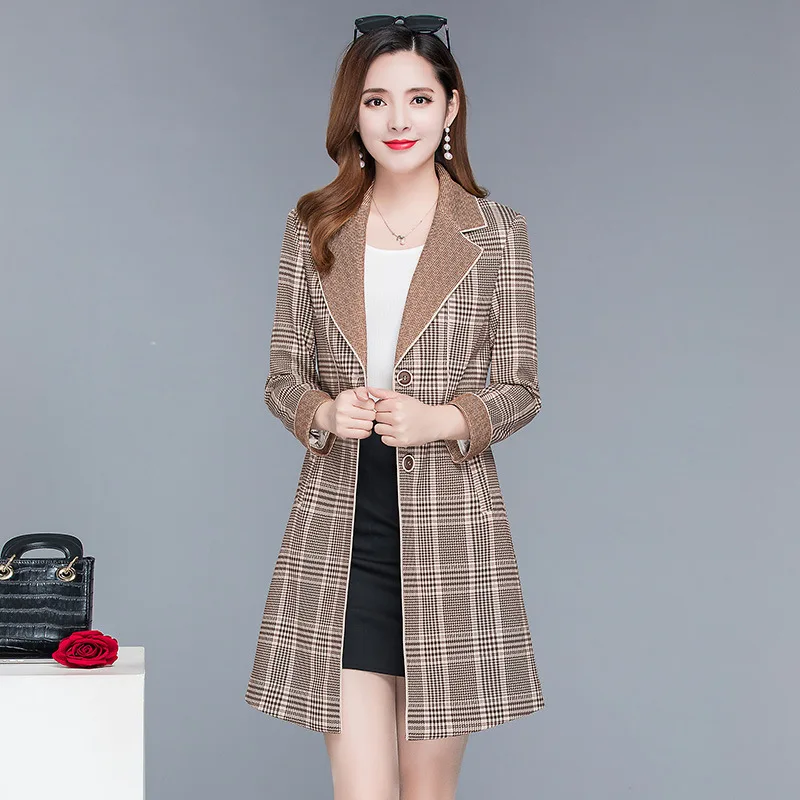 2019 Autumn Fashion Western Style Pattern Joint Single Breasted Mid-length Slim Fit Slimming Versatile Casual Suit Jacket
2019 Autumn Fashion Western Style Pattern Joint Single Breasted Mid-length Slim Fit Slimming Versatile Casual Suit Jacket