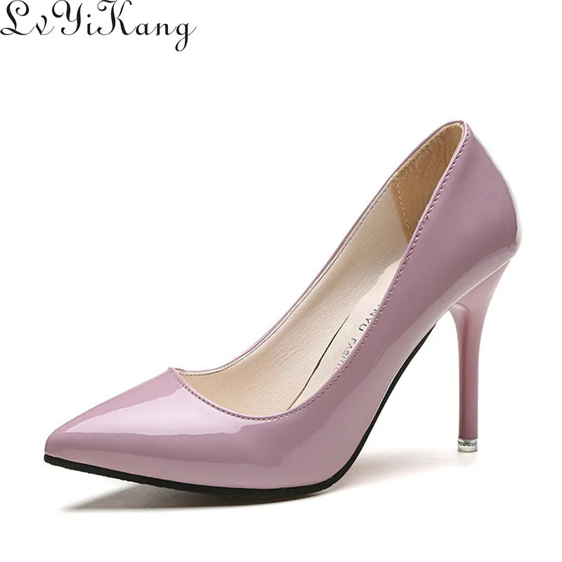 Low Price HOT Women Shoes Pointed Toe Pumps Patent Leather Dress Shoes High Heels Boat Shoes Wedding Shoes Zapatos Mujer 8.5/4cm
Low Price HOT Women Shoes Pointed Toe Pumps Patent Leather Dress Shoes High Heels Boat Shoes Wedding Shoes Zapatos Mujer 8.5/4cm