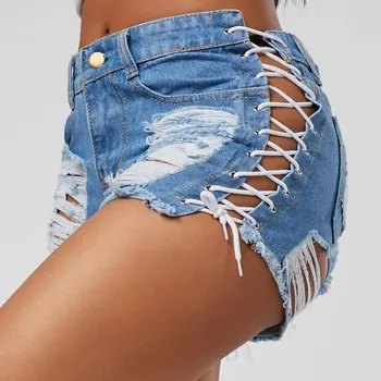 Sexy Summer Women Denim Shorts 2020 New Black Blue High Waist Ripped Short Jeans Femme Tassel Lace Up Bandage Hotpants
Sexy Summer Women Denim Shorts 2020 New Black Blue High Waist Ripped Short Jeans Femme Tassel Lace Up Bandage Hotpants