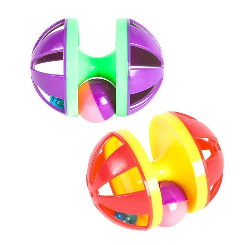 Plastic Rolling Plastic Bell Ball Toy Interactive Cat Teaser Squeaky Pet Exerciser Toys For Cat Tool
Plastic Rolling Plastic Bell Ball Toy Interactive Cat Teaser Squeaky Pet Exerciser Toys For Cat Tool