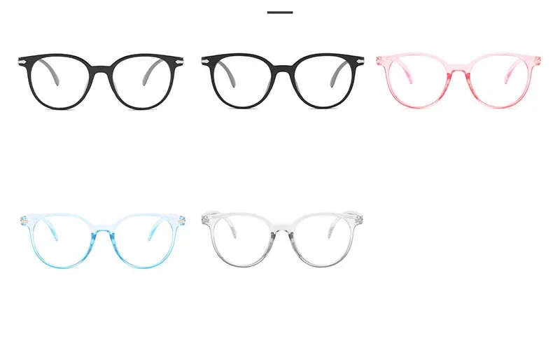 Damskie okrągłe okulary dla krótkowzrocznych Oprawki żywica dla wady -0.5 -1.0 -1.5 -2.0 -2.5 -3.0 do -6.0 -7.0 -8.0 11 Hed11bdabeea346928f4ced25c597dad2U