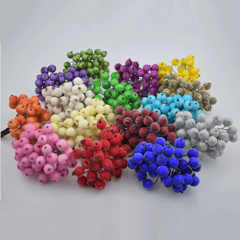 Christmas Tree Decoration 40pcs Mini Frosted Artificial Berry Vivid Red/White/sliver Holly Berry Home Christmas Garden Decor
Christmas Tree Decoration 40pcs Mini Frosted Artificial Berry Vivid Red/White/sliver Holly Berry Home Christmas Garden Decor