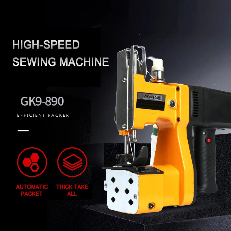 890 Portable Electric Sewing Machine Automatic Two-hand Mode Sealing Machine Woven Bag Sealing Machine Express Packing Machine
890 Portable Electric Sewing Machine Automatic Two-hand Mode Sealing Machine Woven Bag Sealing Machine Express Packing Machine