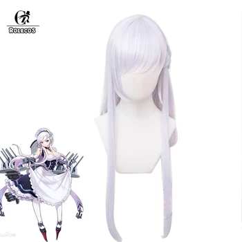 ROLECOS Game Azur Lane Cosplay Hair HMS Belfast Cosplay 95cm Long Silvery White Cosplay Headwear Synthetic Hair 
ROLECOS Game Azur Lane Cosplay Hair HMS Belfast Cosplay 95cm Long Silvery White Cosplay Headwear Synthetic Hair