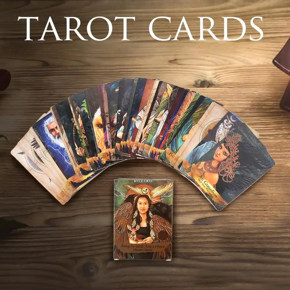 55 sheets angels and ancestors oracle cards board