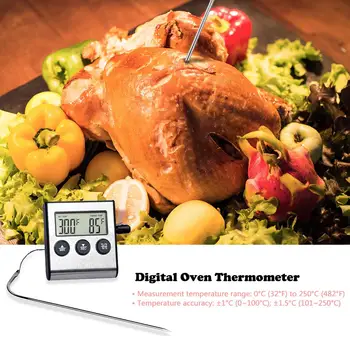 Digital Probe Thermometer for Boiling Water Kitchen Food Cooking Meat BBQ Water Milk Oven Thermometer Kitchen Tools Gadgets
Digital Probe Thermometer for Boiling Water Kitchen Food Cooking Meat BBQ Water Milk Oven Thermometer Kitchen Tools Gadgets