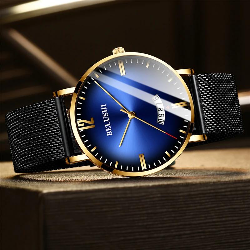 2019 BELUSHI New Simple Men Watches Top Brand Luxury Waterproof Auto Date Steel Belt Quartz Watches Men Clock Relgoio Masculino
2019 BELUSHI New Simple Men Watches Top Brand Luxury Waterproof Auto Date Steel Belt Quartz Watches Men Clock Relgoio Masculino