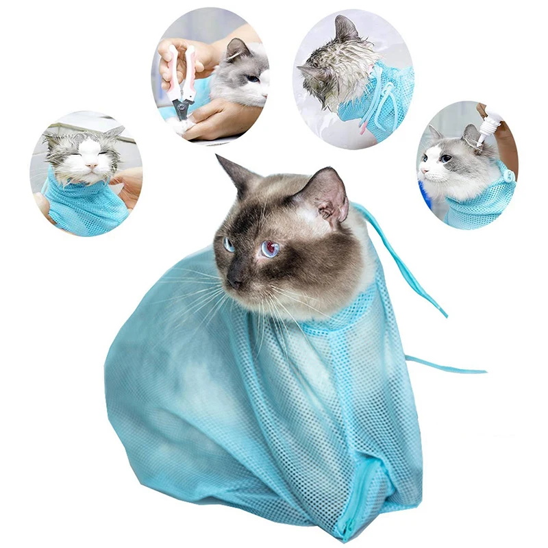 Cat Grooming Bath Bag Adjustable Multifunctional Polyester Cat Washing Shower Mesh Bag Nail Trimming Anti Scratch Cat Supplies
Cat Grooming Bath Bag Adjustable Multifunctional Polyester Cat Washing Shower Mesh Bag Nail Trimming Anti Scratch Cat Supplies