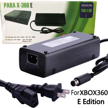 For Xbox 360E AC Power Supply Adapter Brick Charger US EU Plug Cable Cord for XBOX 360 E Console X-360 E Power Charger 1-Port
For Xbox 360E AC Power Supply Adapter Brick Charger US EU Plug Cable Cord for XBOX 360 E Console X-360 E Power Charger 1-Port