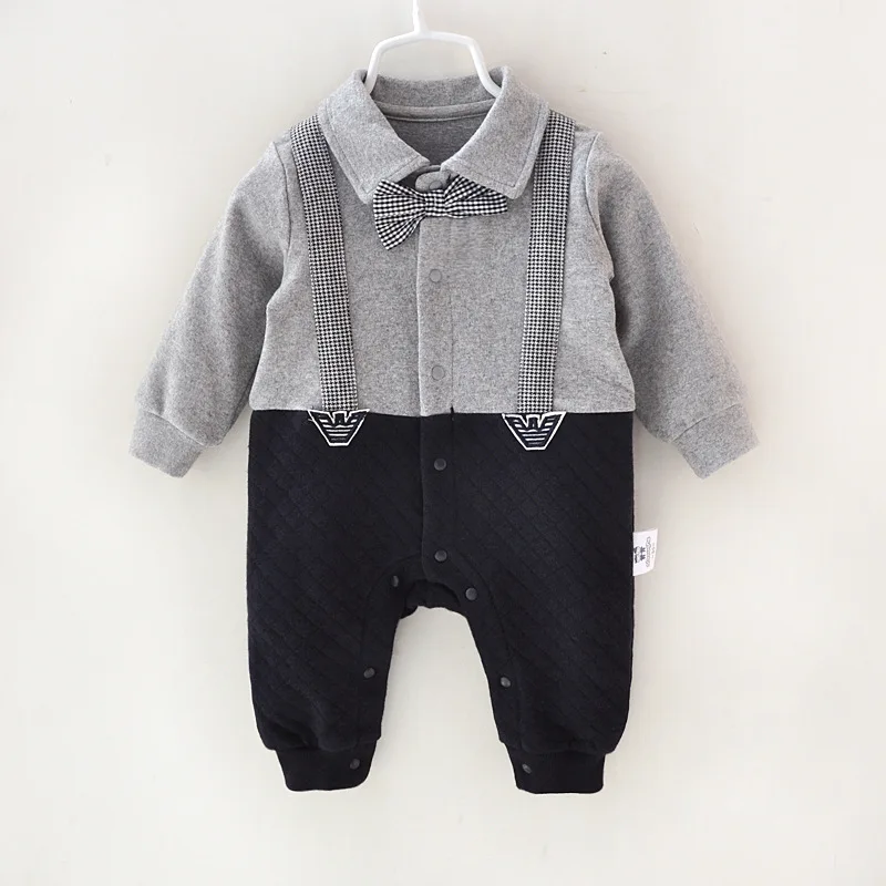 Infant Clothing Baby Rompers Long Sleeve Climbing Clothes Infant Gentleman Onesie Spring And Autumn Banquet Field One Piece
Infant Clothing Baby Rompers Long Sleeve Climbing Clothes Infant Gentleman Onesie Spring And Autumn Banquet Field One Piece